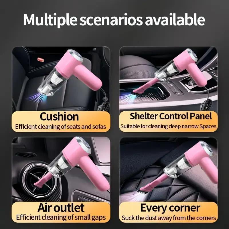 Car Vacuum Cleaner, Portable Car Vacuum Cleaner, 12V Car Vacuum Cleaner, Strong Suction & Large Power Vacuum Cleaner, Suitable for Car Use