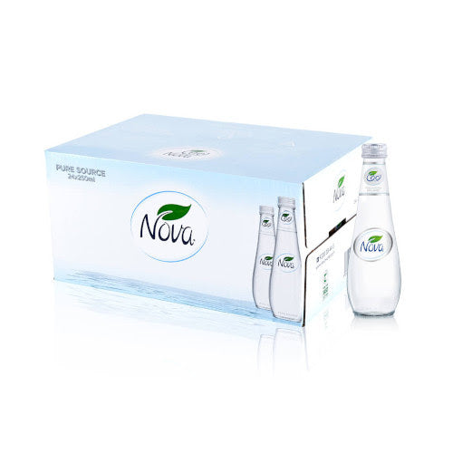 nova water 250ml x 24 glass Bottles
